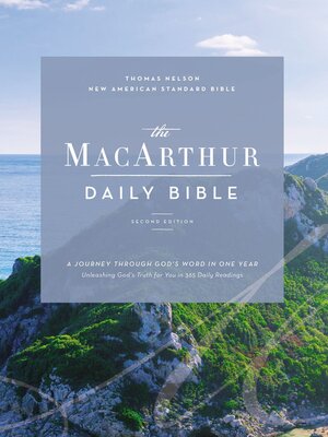 cover image of NASB, MacArthur Daily Bible , Comfort Print